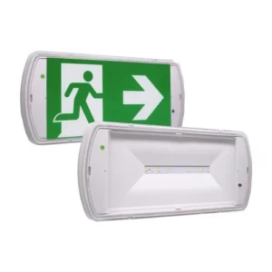 Eaton Exit Sign LED Emergency Maintained/Nm Nickel Cadmium Large IP42 12 x 0.6W White Polycarbonate