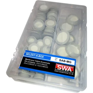SWA Grommet Membrane Mxd Selekt-A Box 20/25/32mm Grey Silicone