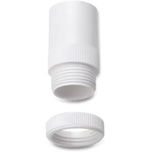 Newlec 25mm PVC Conduit Male Adaptor White Complete With Bush