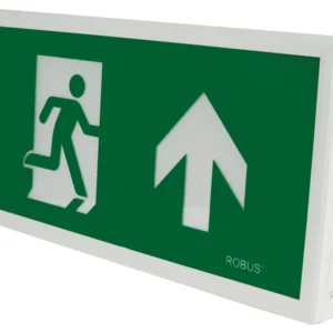 Robus REX 3.5W Maintained Slim Exit Box, Self Test, c/w UP, DOWN,