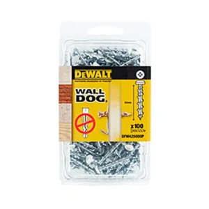 Dewalt Walldog - 32mm Pan - White (Pk 100)