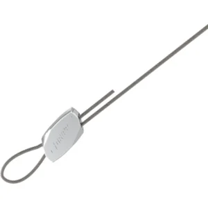 Gripple Hanger 3m Wire Rope+NO 2 10-45Kg Snap Hook End for Cable Tray [Pack=10]