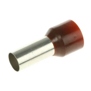 Cembre 25mm² Polypropylene Insulated End Sleeve 16mm Pin Length Brown