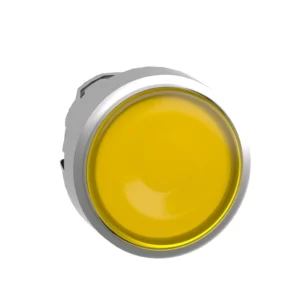 Schneider Electric Yellow Il. LED Push Button Flush