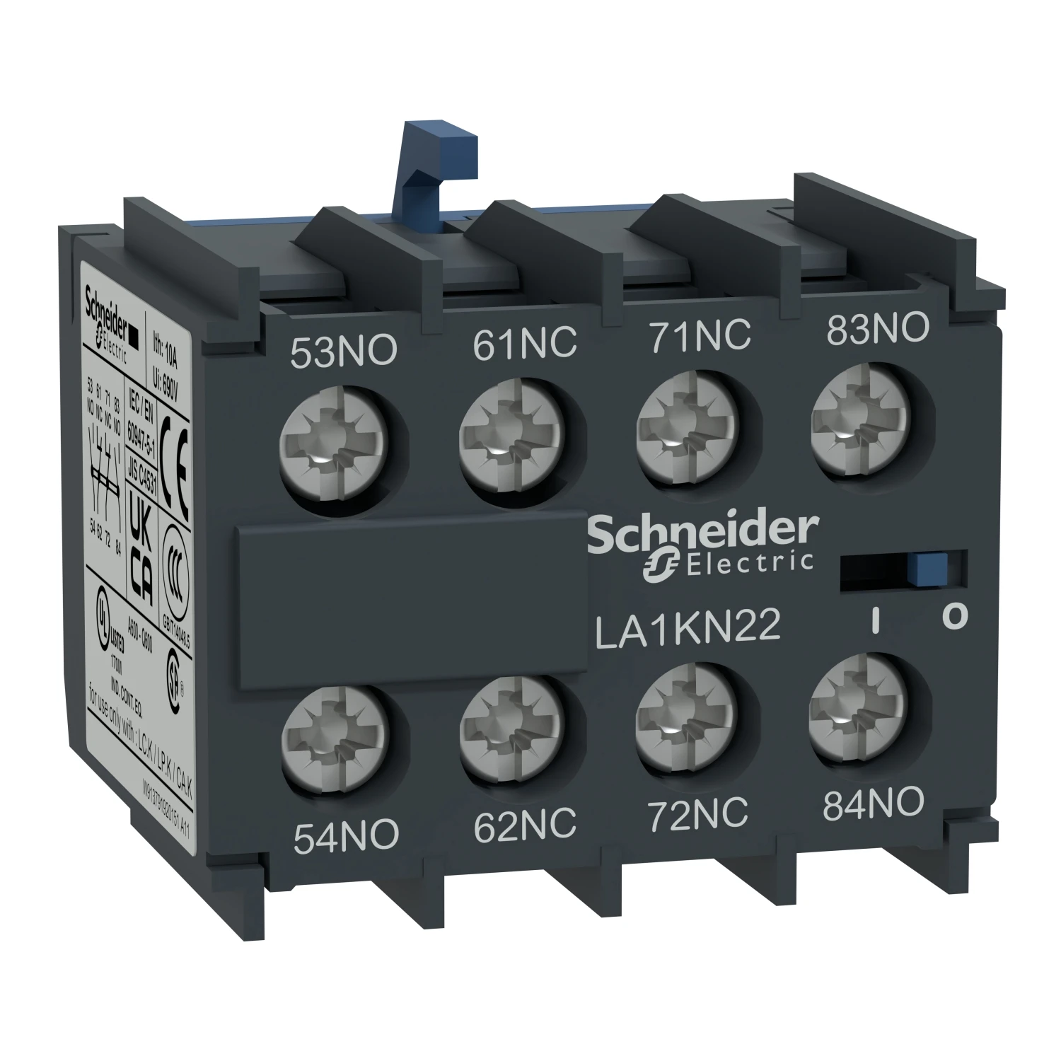 Schneider Electric Instant. Aux. Contact Block TeSys 10A 600V AC 4NC