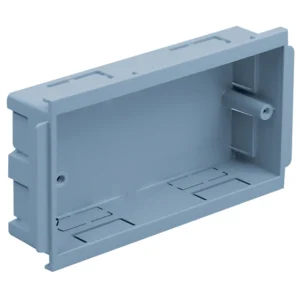 Marshall-Tufflex Accessory Box 2-Gang Polycarbonate Silver Grey