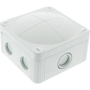 Wiska Junction Box Combi 407/Empty 95X95X60mm Polypropylene Grey IP66/6