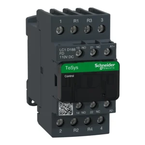 Schneider Electric TeSys D contactor, 4p(2 NO+2 NC), AC-1, <= 440 V 32A, 110 V DC coil