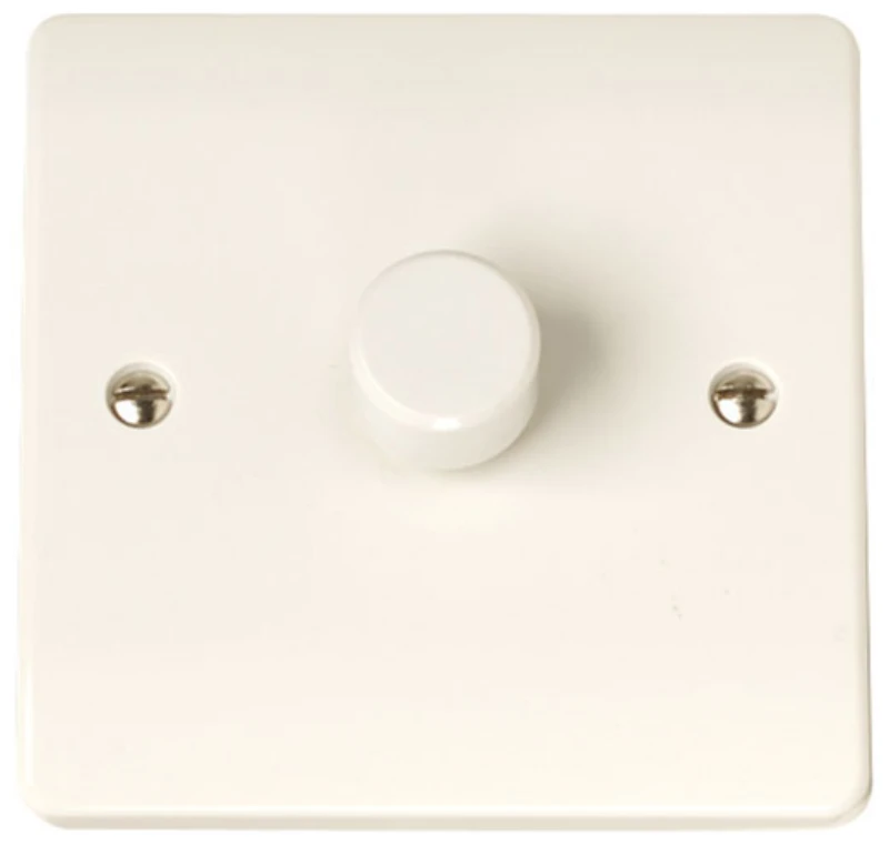 Click Scolmore Dimmer Switch 1 Gang 2 Way 250W White - Image 2