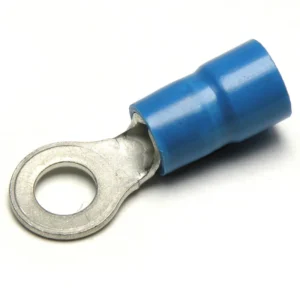 Newlec 1.5-2.5mm² Pre-Insulated Ring Terminal M6 Stud Blue