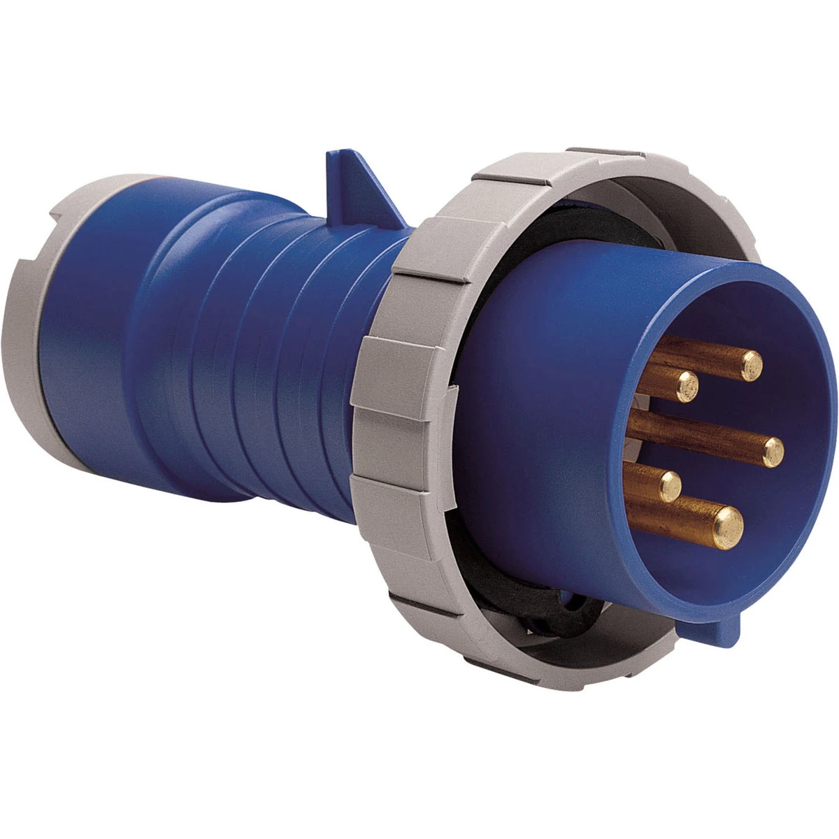 MK Electric Plug Double Pole+Earth IP67 16A 230V Blue