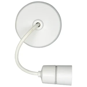 Newlec 6 Inch Pre-wired T2 Rated Pendant Set Metal Bayonet