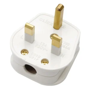 Click Scolmore Plug Fused Non Standard 13A White