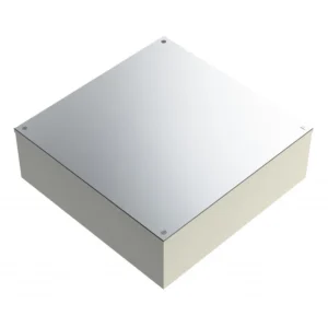 Metpro 12x12x4 ADAPTABLE BOX PLAIN - GALV