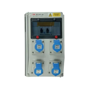 CEENorm Surface Mounting Multi Socket Outlet Protected 16A 230V 3P IP44 A Type