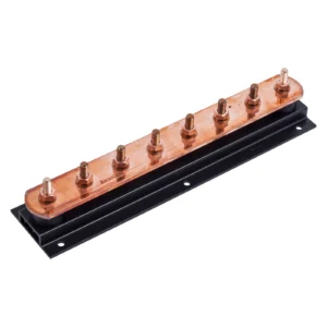 Newlec Earth Bar Hard Drawn 6 Way Copper (6 x 50mm Copper Bar)