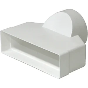 National Ventilation 204x60mm adaptor round to single airbrick supertube