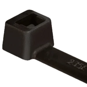 Newlec Cable Tie 4.6mm x 300mm Plastic Black - 100 Pack
