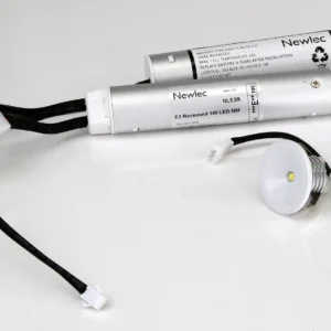 Newlec Bulkhead LED Recessed Circular Emergency Non Maintained 1W