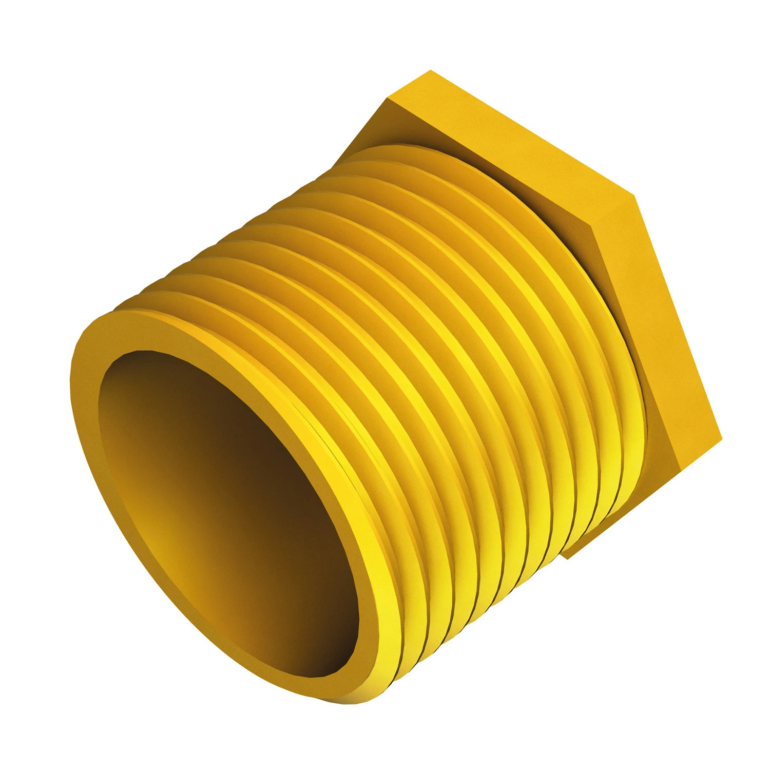 Newlec 32mm Steel Conduit Male Bush Short Brass - Image 2