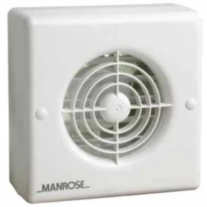 Manrose Fan Wall/Ceiling Auto Standard 120mm 5In Int. Shutter