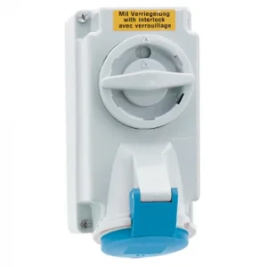 CEENorm Socket Switched Double-Interlocked 2P+E IP44