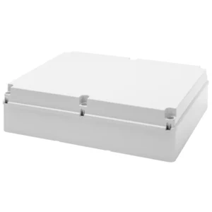 Gewiss Junction Box Smooth Walls Pln Screwed Lid 460X380X120mm Grey Ral