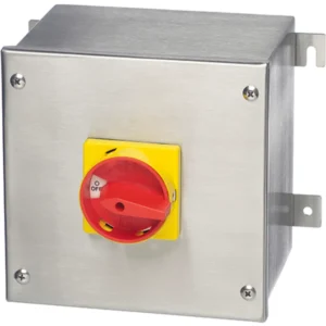 Europa Isolator Enclosure Rotary 4P IP65 63A 178X178X132mm Stainless Steel