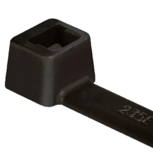 Newlec Cable Tie 3.6mm x 200mm Nylon Black [Pack=100]