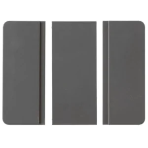 MK Electric Flange Part M For 3D Antibac Skirting Charcoal PVC Trunking