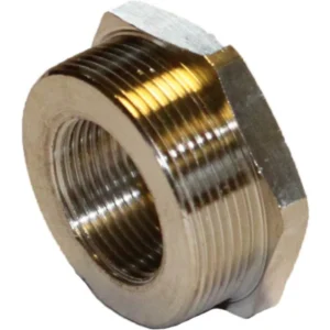 Cablecraft M32 Male To M25 Female Brass Nickel Plated Metric Reducer