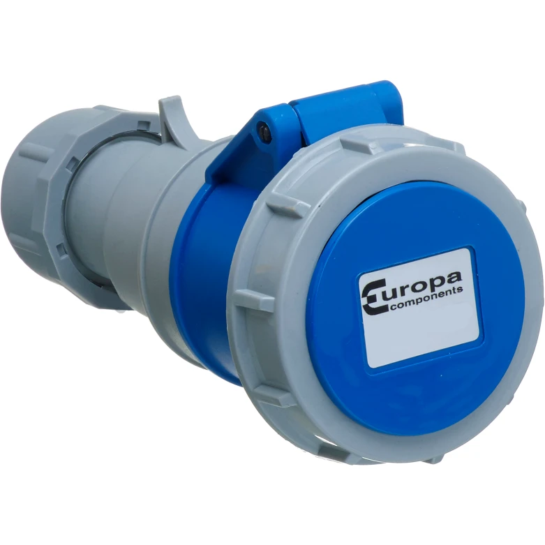 Europa Socket In-Line Double Pole+Earth IP67 16A 230V - Image 2