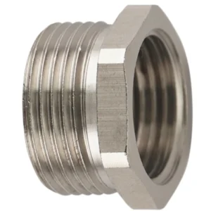 Flexicon Convertor Thread Exd M32 To M25 Nickel Plated Brass