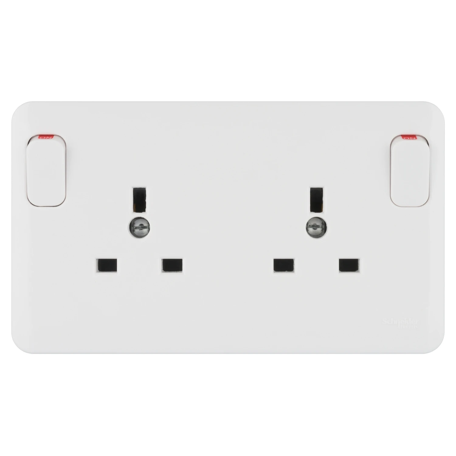 Schneider Electric Lisse 1-Gang to 2-Gang Convertor Switched Socket 13A 230V White - Image 2