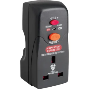 Newlec Plug-Top Adaptor RCD 13A 30mA C/W 13A Fuse