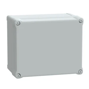 Schneider Electric ABS Box IP66 IK07 RAL7035 Internal H275W225D160 External H291W241D168 Opaque Cover H60