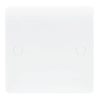 Newlec White Slimline Curved 25A Flex Outlet