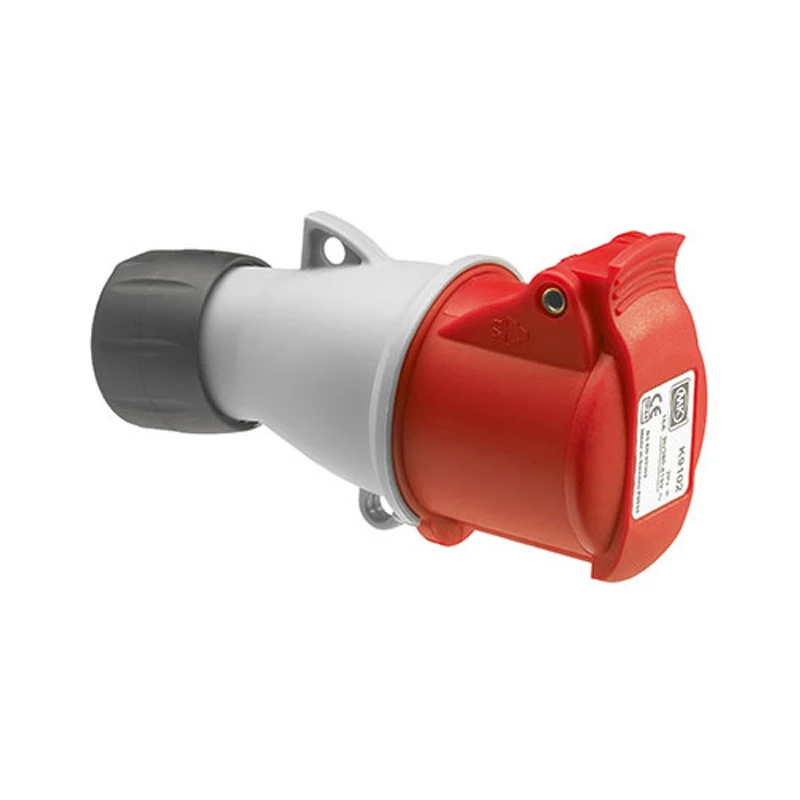 MK Electric Connector 3P+N+E IP44 32A 415V Red - Image 2