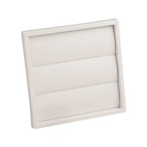 Newlec Extract Fan Wall Grille Gravity Self Closing 100mm White