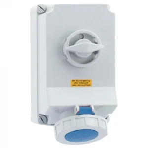 CEENorm Socket Switched Double-Interlocked 2P+E IP67