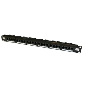 Connectix Cntx Cat6 Patch Panel UTP 24 Way Blk