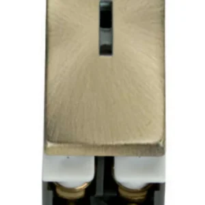 Click Scolmore Switch Ingot 2 Way Key Module 10A Antique Brass