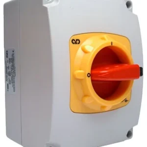 Craig & Derricott Switch Disconnector Isolator 3 P 63A 25Kw Ac23 Grey Mould Plastic IP6