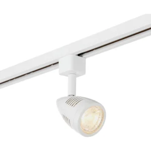 Saxby Spotlight Track 1 Circuit GU10 50W 240V White