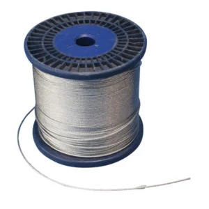 nVent CADDY 1000-Foot Spool of 2mm Steel Wire Rope, electrogalvanized