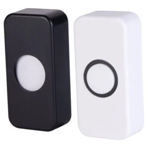 Deta Door Bell Push Blk & Whi Cvrs