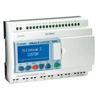 Crouzet Logic Controller Programmable LCD Display 16In 10Out 24Vdc - Image 2