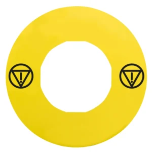 Schneider Electric Yell Circular Legend W/Out Text