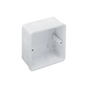 Marshall-Tufflex Flush Mounted Accessory Box 1-Gang 35mm White