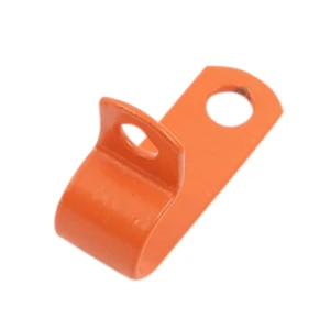 nVent Pyrotenax Fire Perform Cable Clip. Light Duty LSF Coated Orange 2L1.5 & 3L1